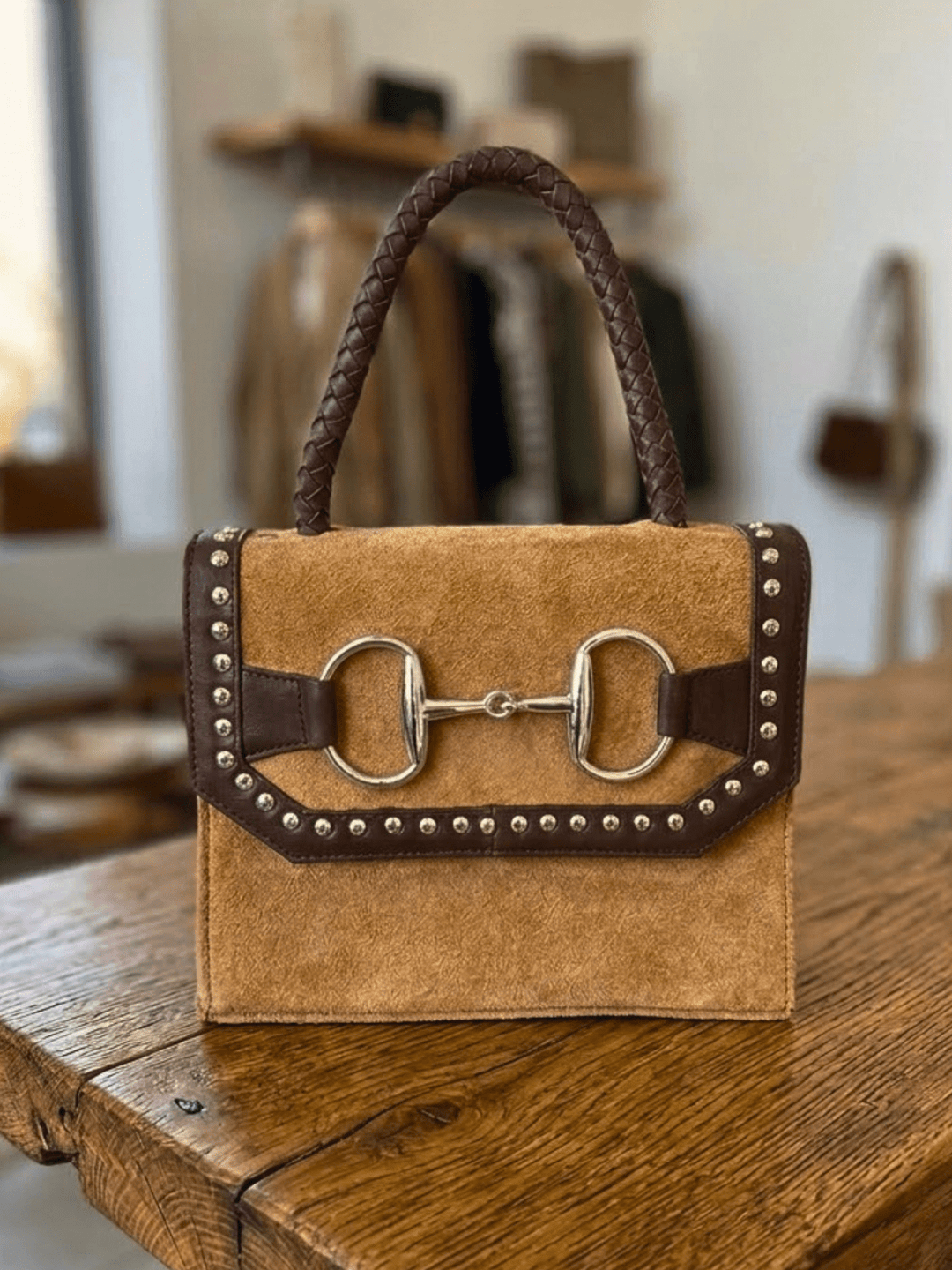 Suede Bit Handbag from American Darling - High Call Outfitters