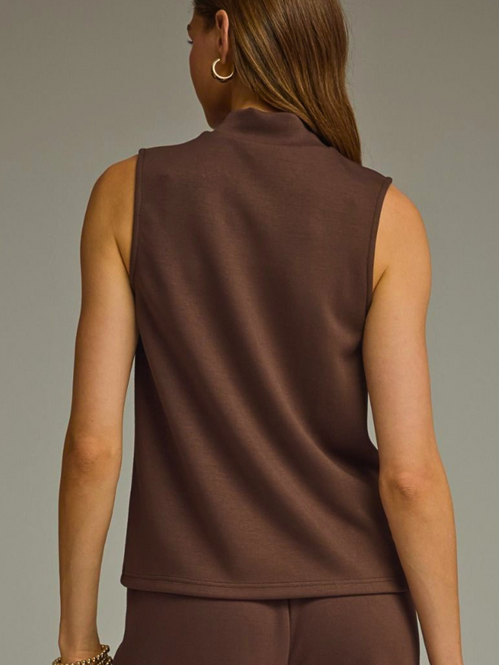 Seamed Front Mock Tank