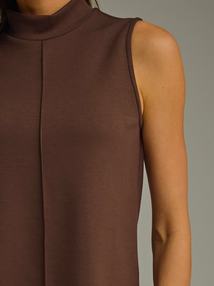 Seamed Front Mock Tank