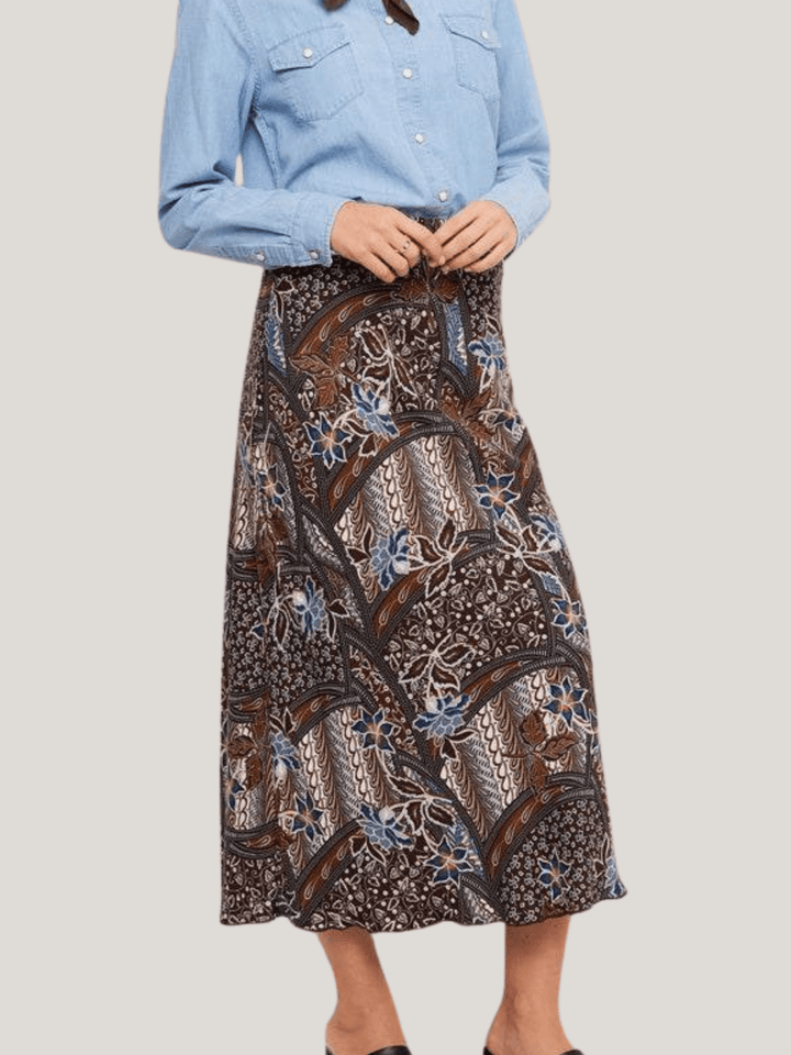 Bias Cut Midi Skirt from Karen Kane - High Call Outfitters