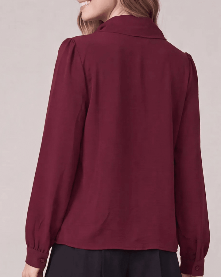 Tie Neck Blouse - High Call Outfitters