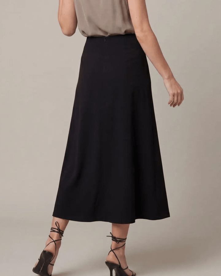 Knit Flare Maxi Skirt - High Call Outfitters