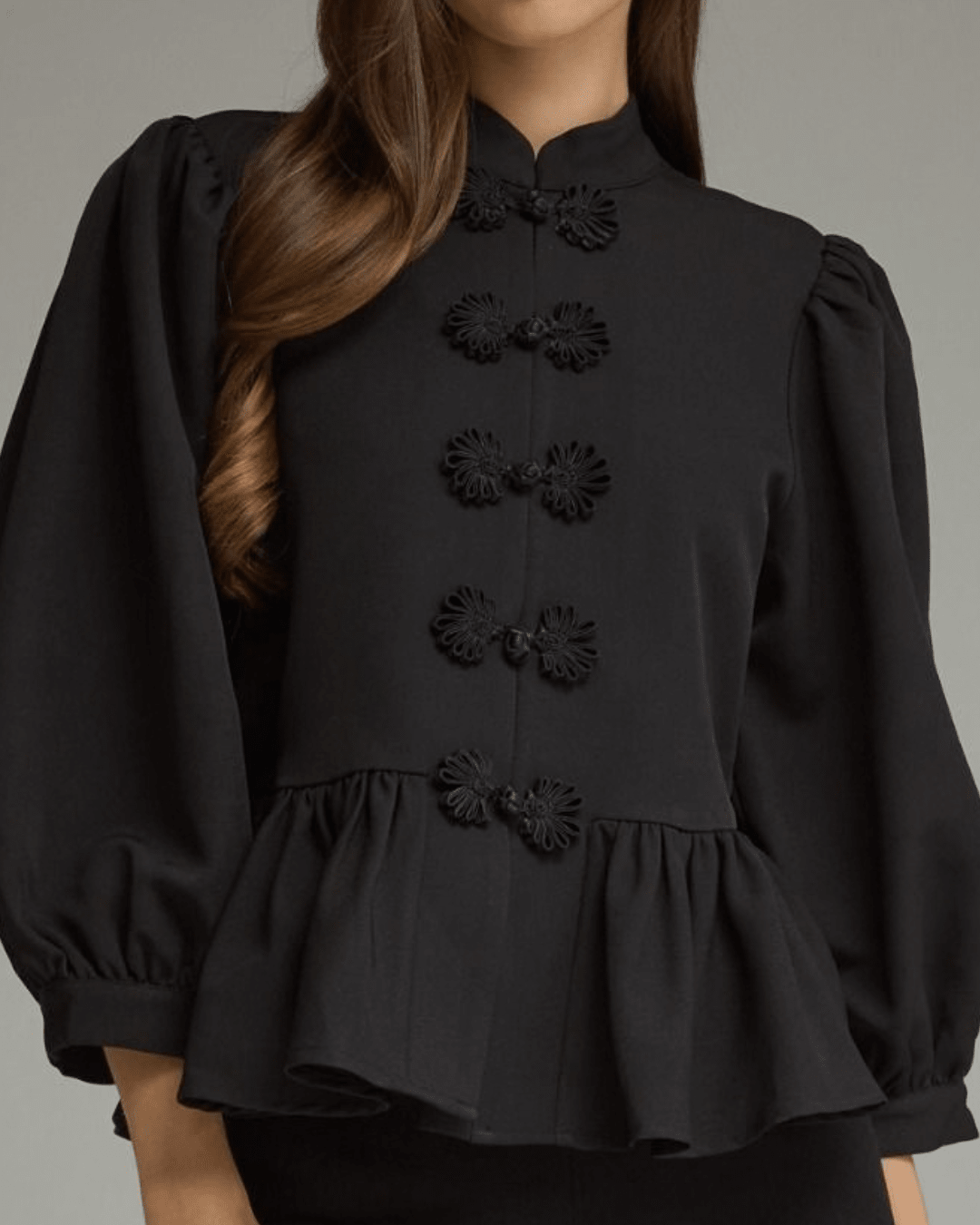 Decorative Knot Button Top - High Call Outfitters