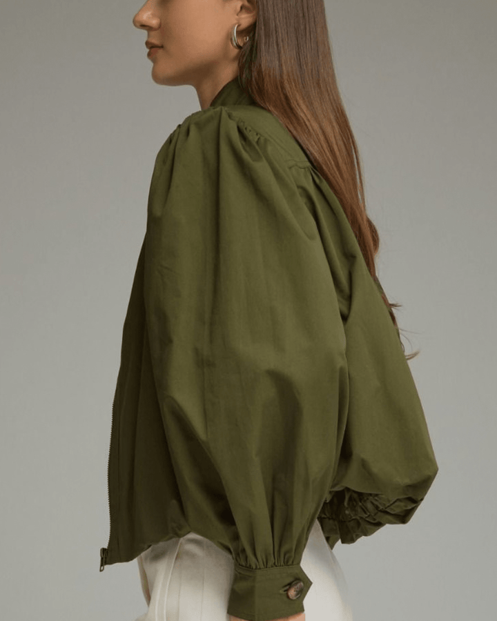 Bubble Jacket with Zip Front - High Call Outfitters