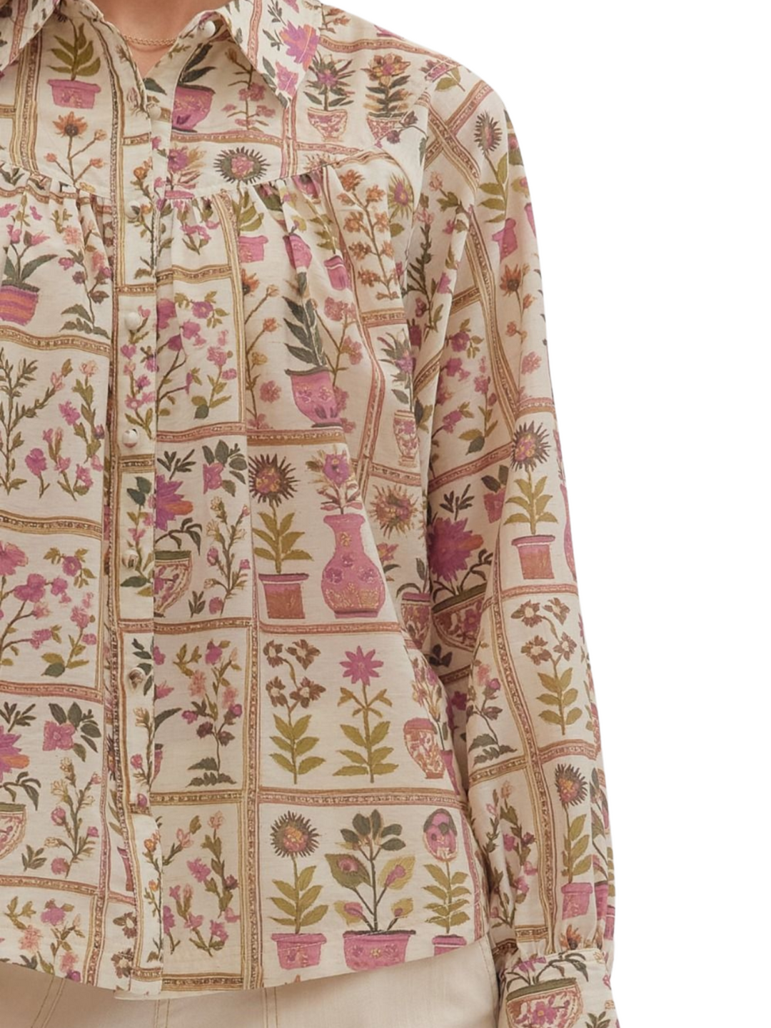 Botanical Long Sleeve Top
