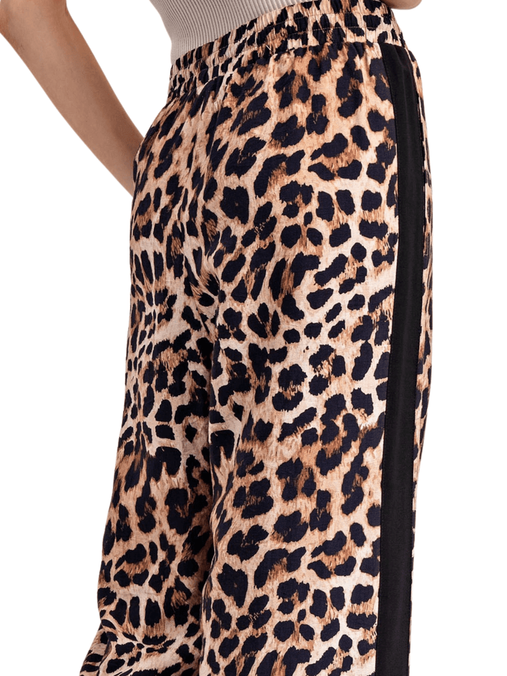 Leopard Print Track Pant - High Call Outfitters