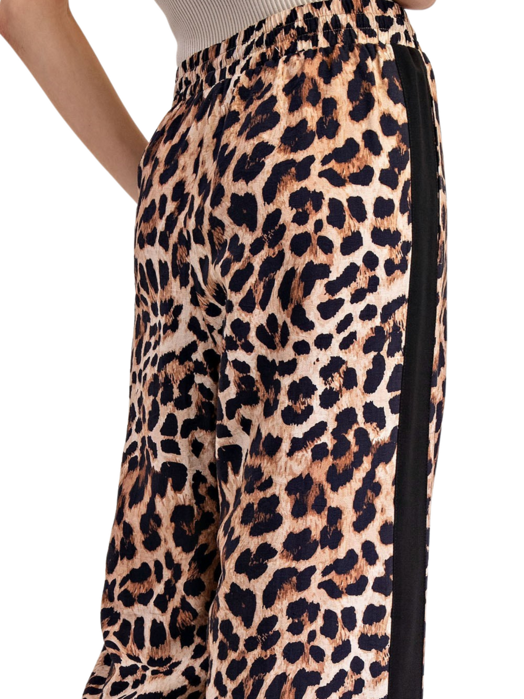 Leopard Print Track Pant