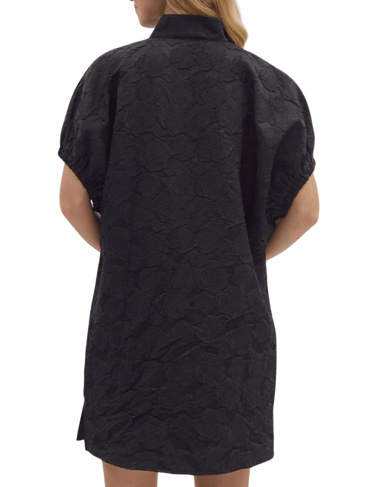 Floral Jacquared Dress - High Call Outfitters