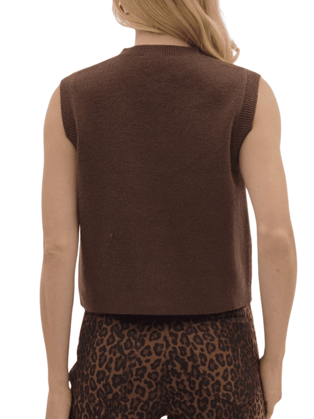 Button Front Sweater Vest - High Call Outfitters