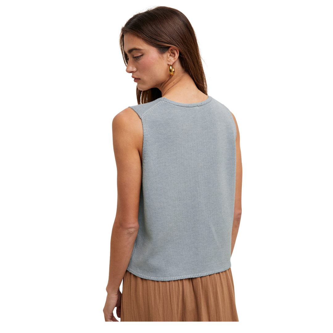 Sleeveless Sweater Vest