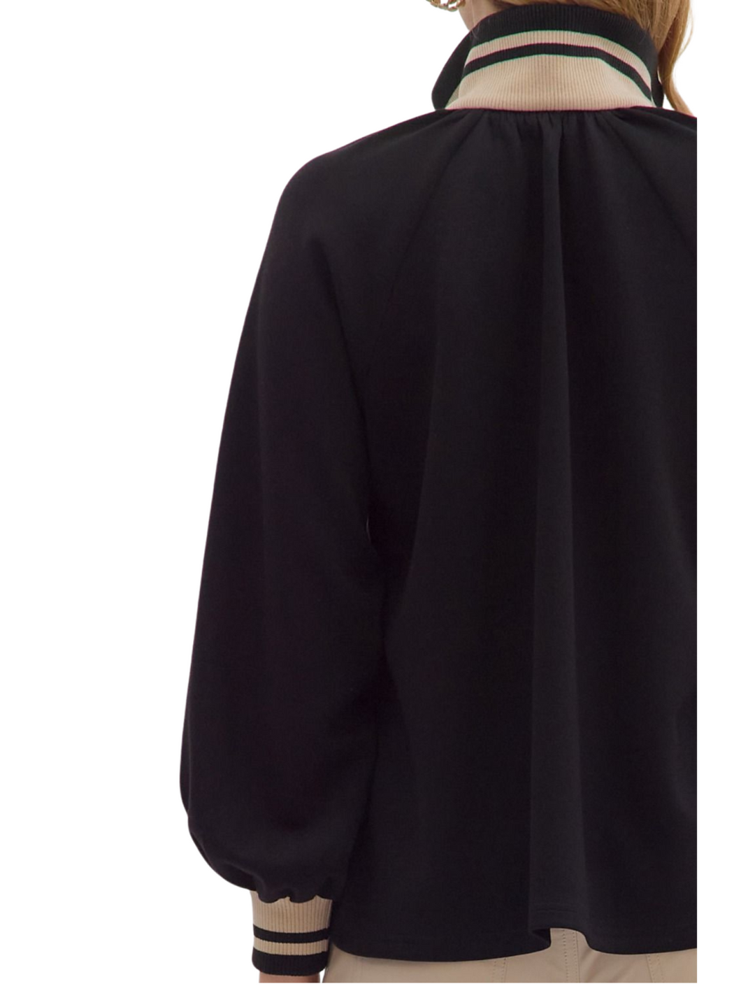 Varsity Trim 1/2 Zip Top - High Call Outfitters