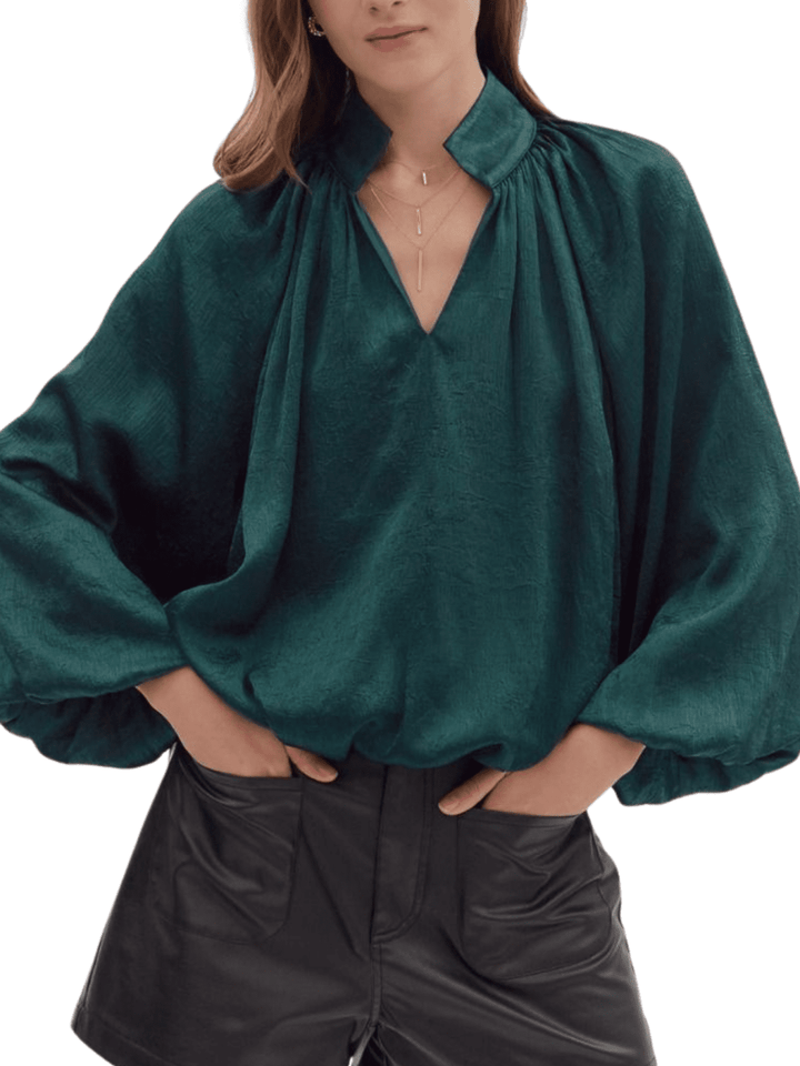 Silky Balloon Top - High Call Outfitters