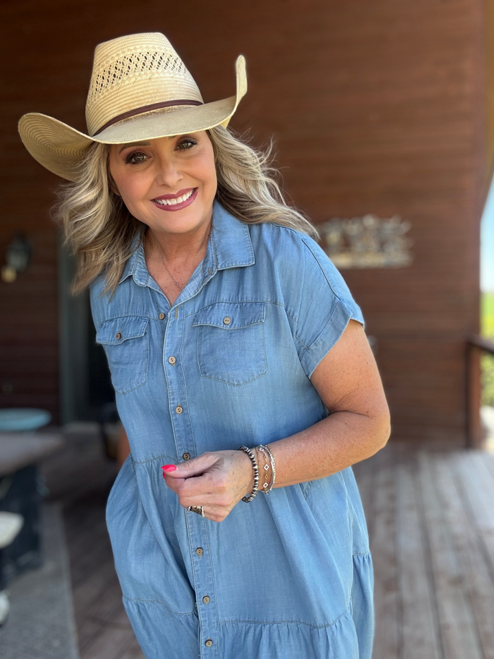 Tiered Shirt Dress from Multiples