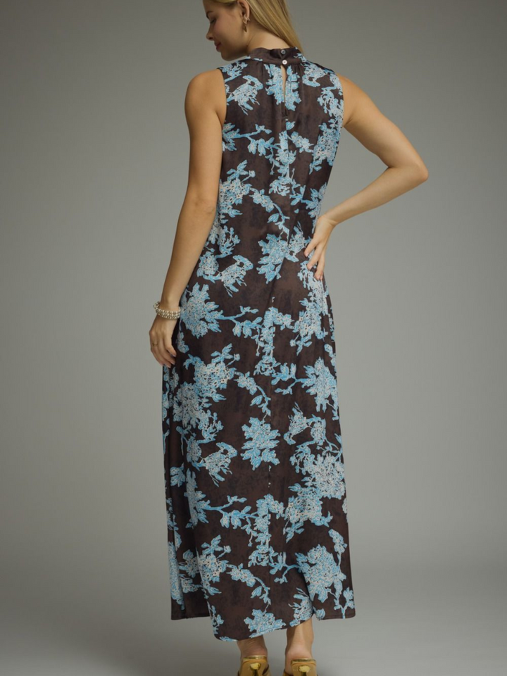 Floral Print Maxi Dress - High Call Outfitters