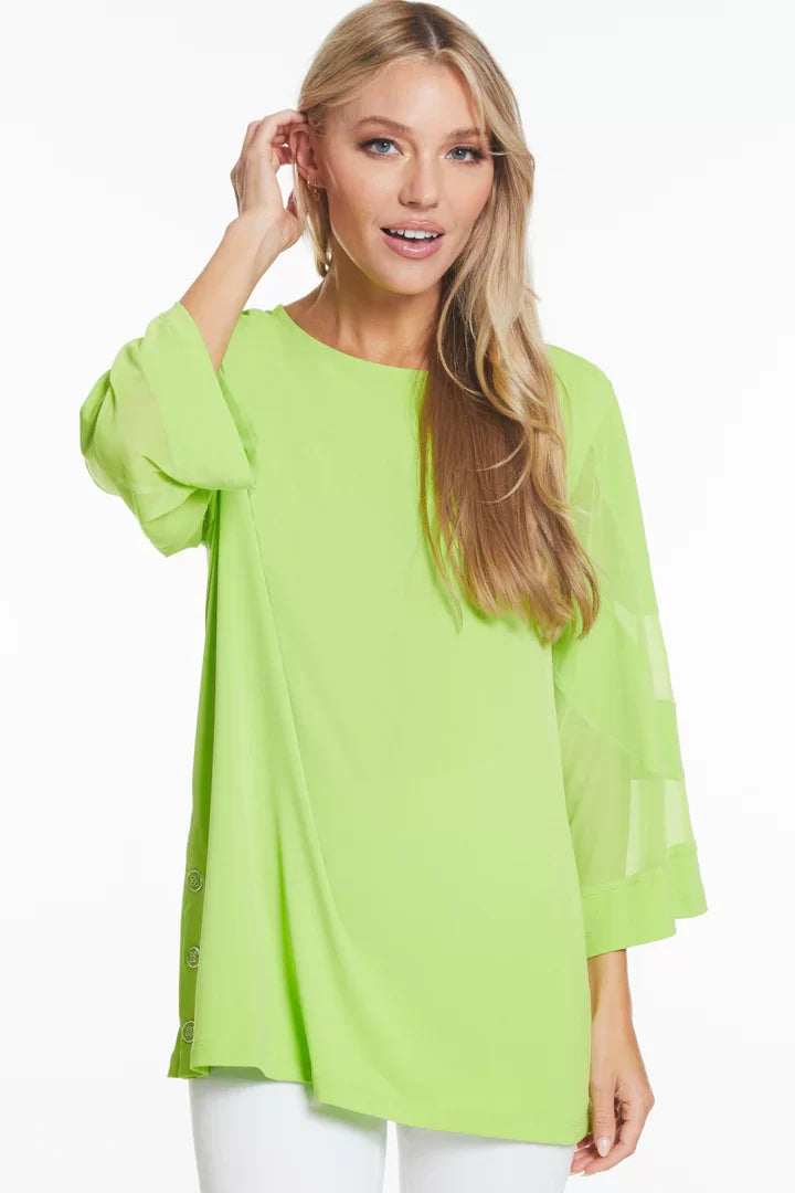 3/4 Sleeve Scoop Neck Top from Multiples