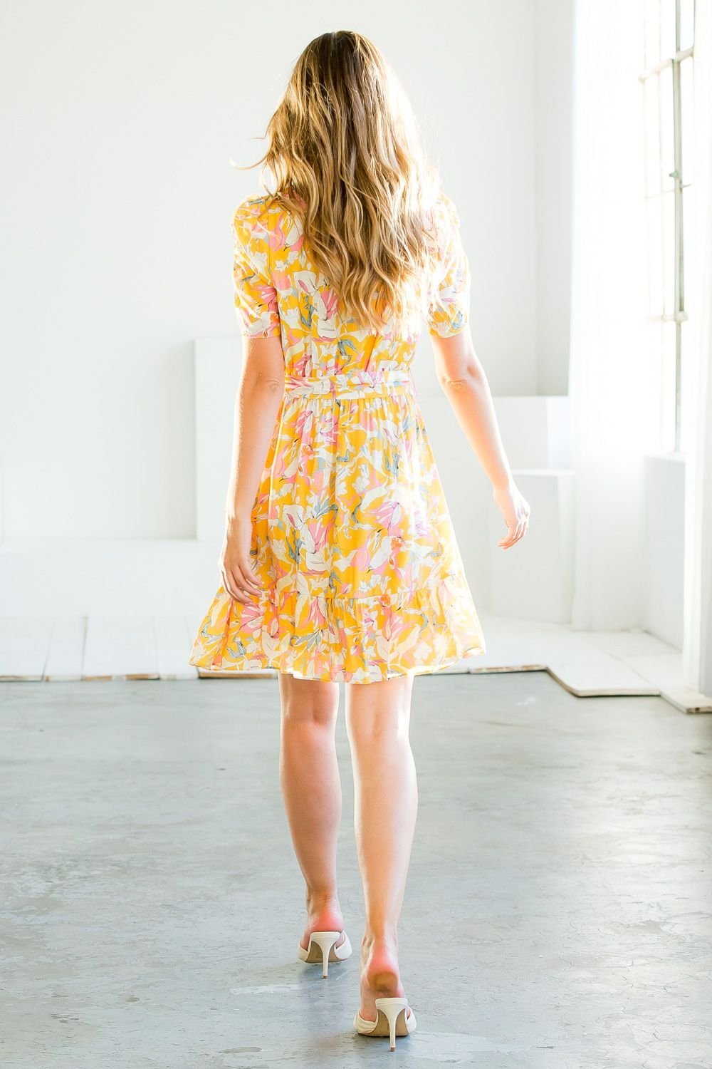 Floral Print Dress from THML - High Call Outfitters