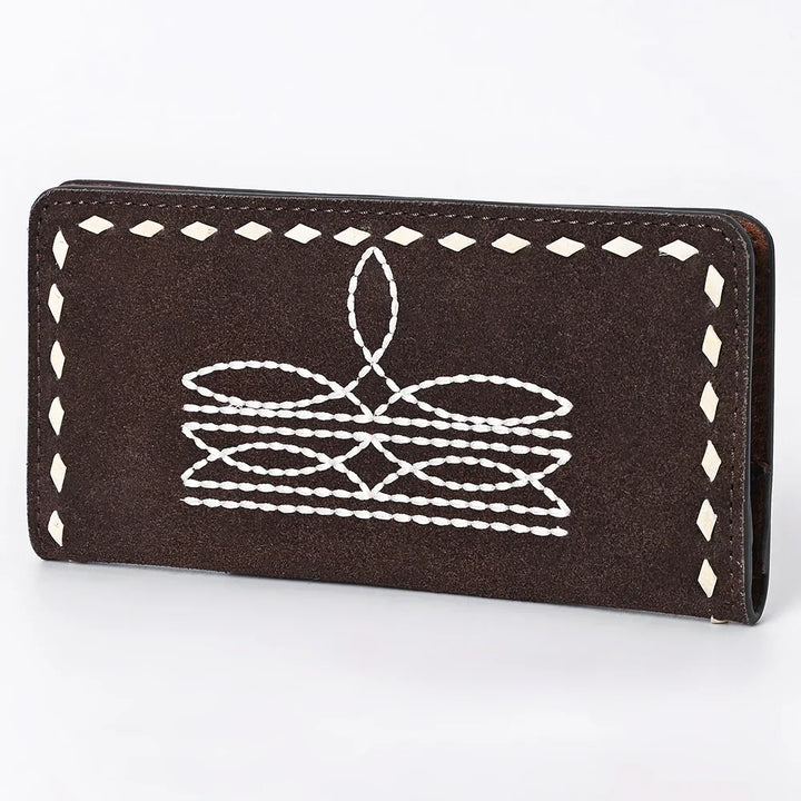 Boot Stitch Suede Wallet from American Darling