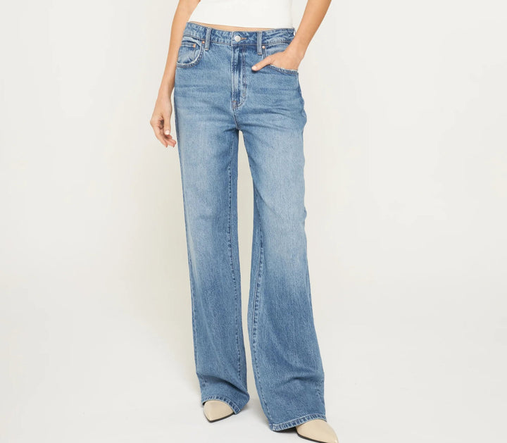 High Rise Wide Leg Denim from Mica Denim
