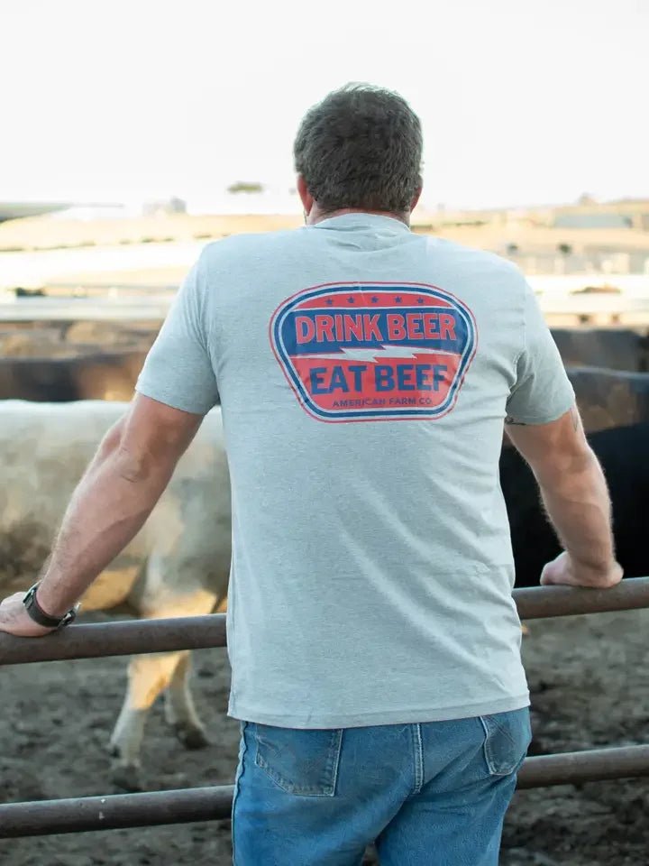 Drink Beer Eat Beef T-shirt - High Call Outfitters