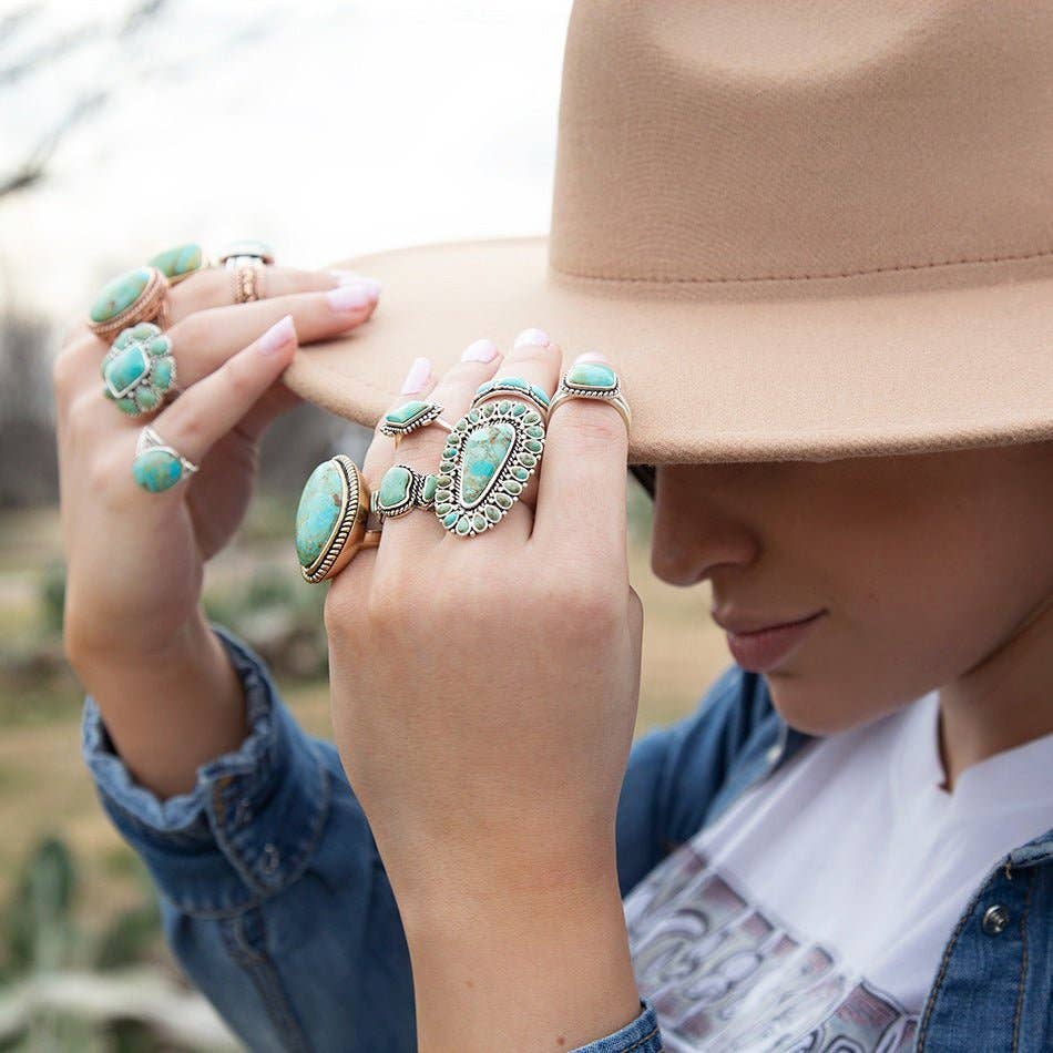 Sedona Turquoise and Sterling Silver Ring from Barse
