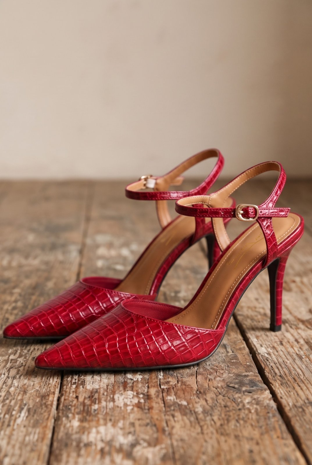 Blade Croc Print Stiletto Heel - High Call Outfitters