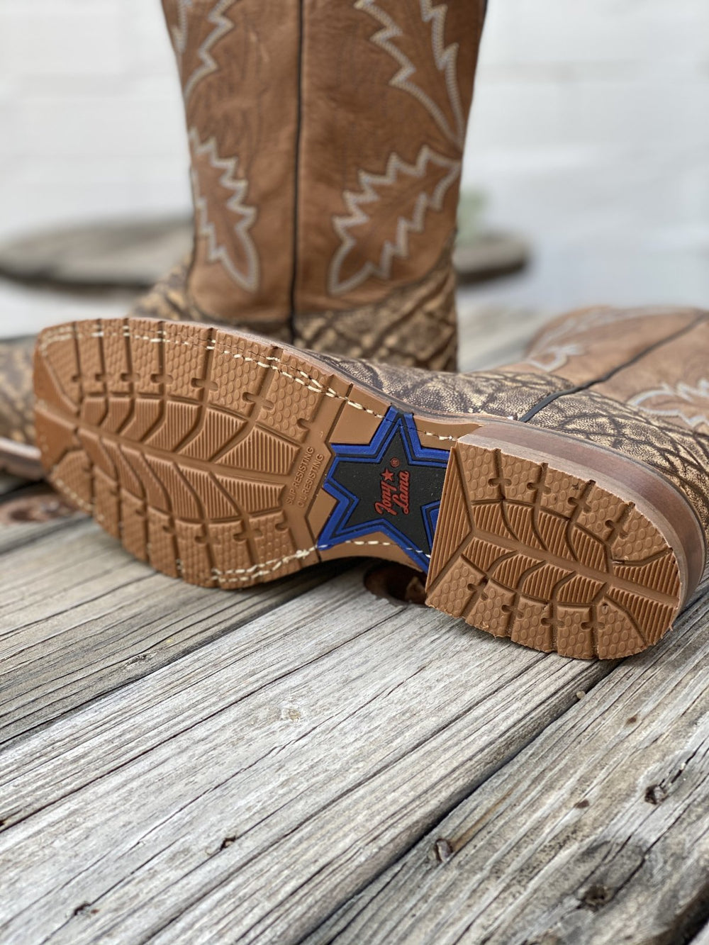 Bowie Taupe Elephant TLX Performance Boot from Tony Lama - High Call Outfitters