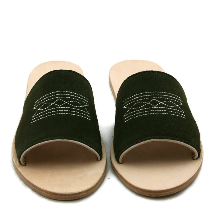 Nadia Western Stitch Slide from Agave Sky