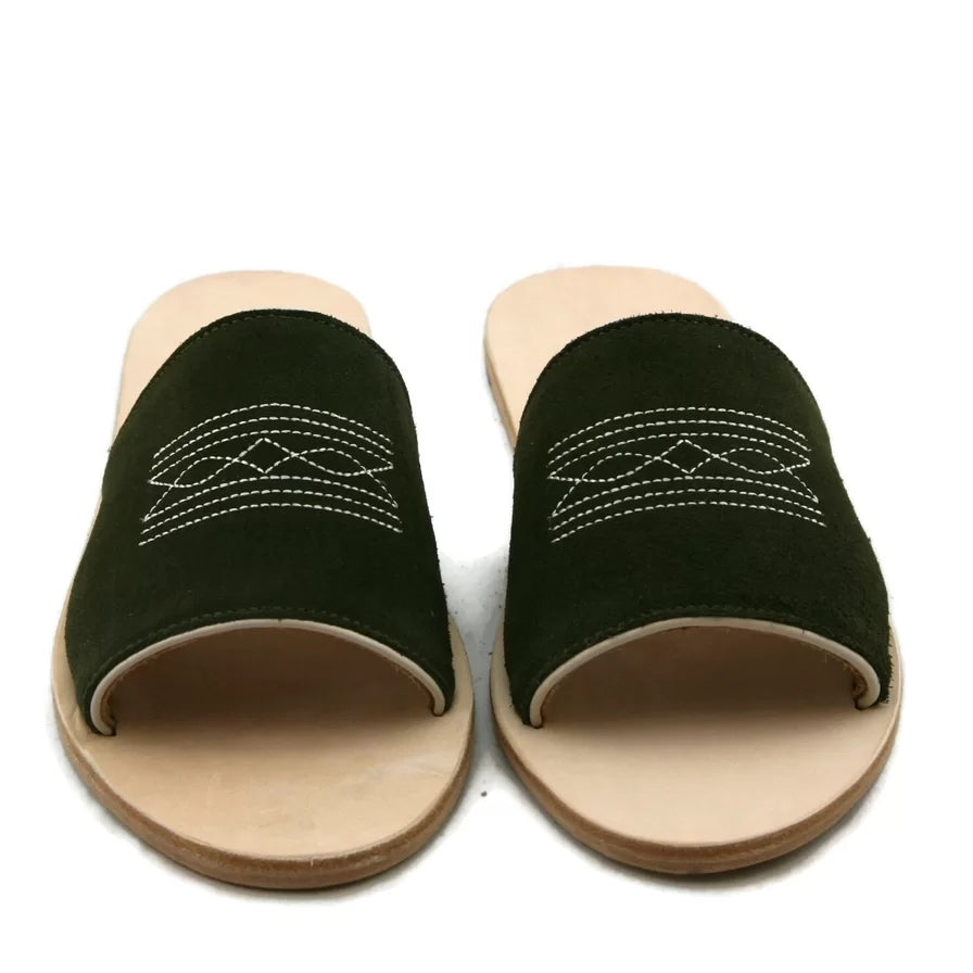 Nadia Western Stitch Slide from Agave Sky