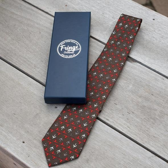 The Longhorn Saguaro Necktie from Fringe Scarves