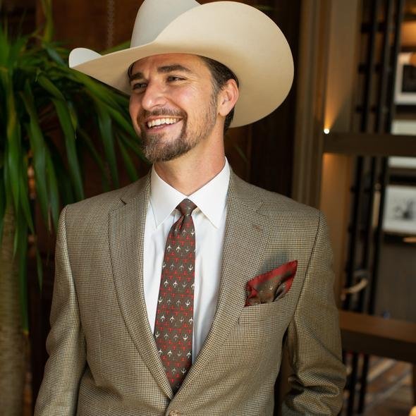 The Longhorn Saguaro Necktie from Fringe Scarves - High Call Outfitters