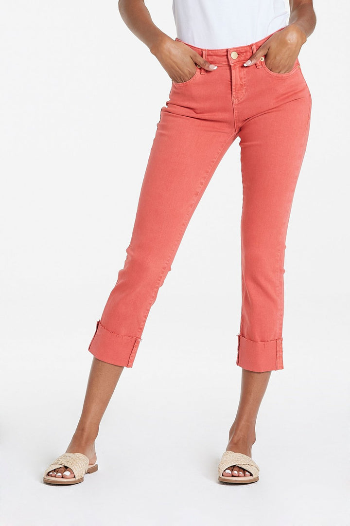 Blaire Lollipop Cuffed Ankle Denim from Dear John