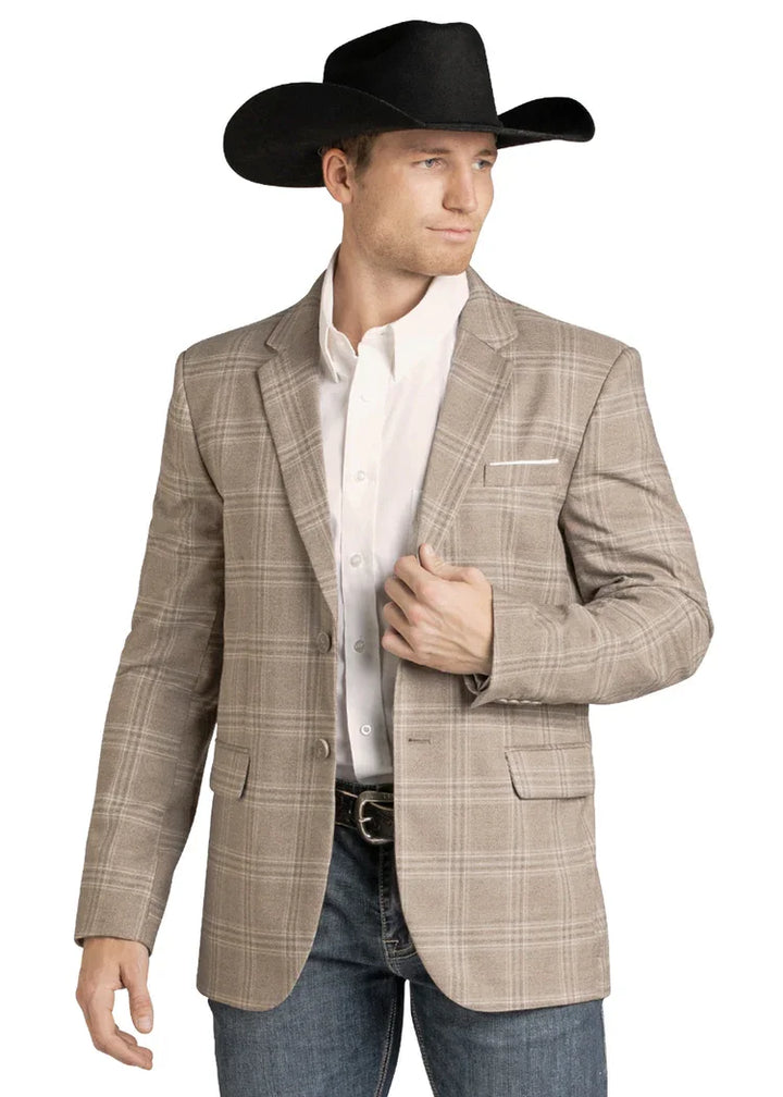 Plaid Sports Coat from Rock &amp; Roll Denim - High Call Outfitters