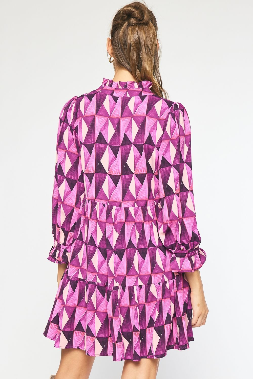 All Over Print Dress - High Call Outfitters