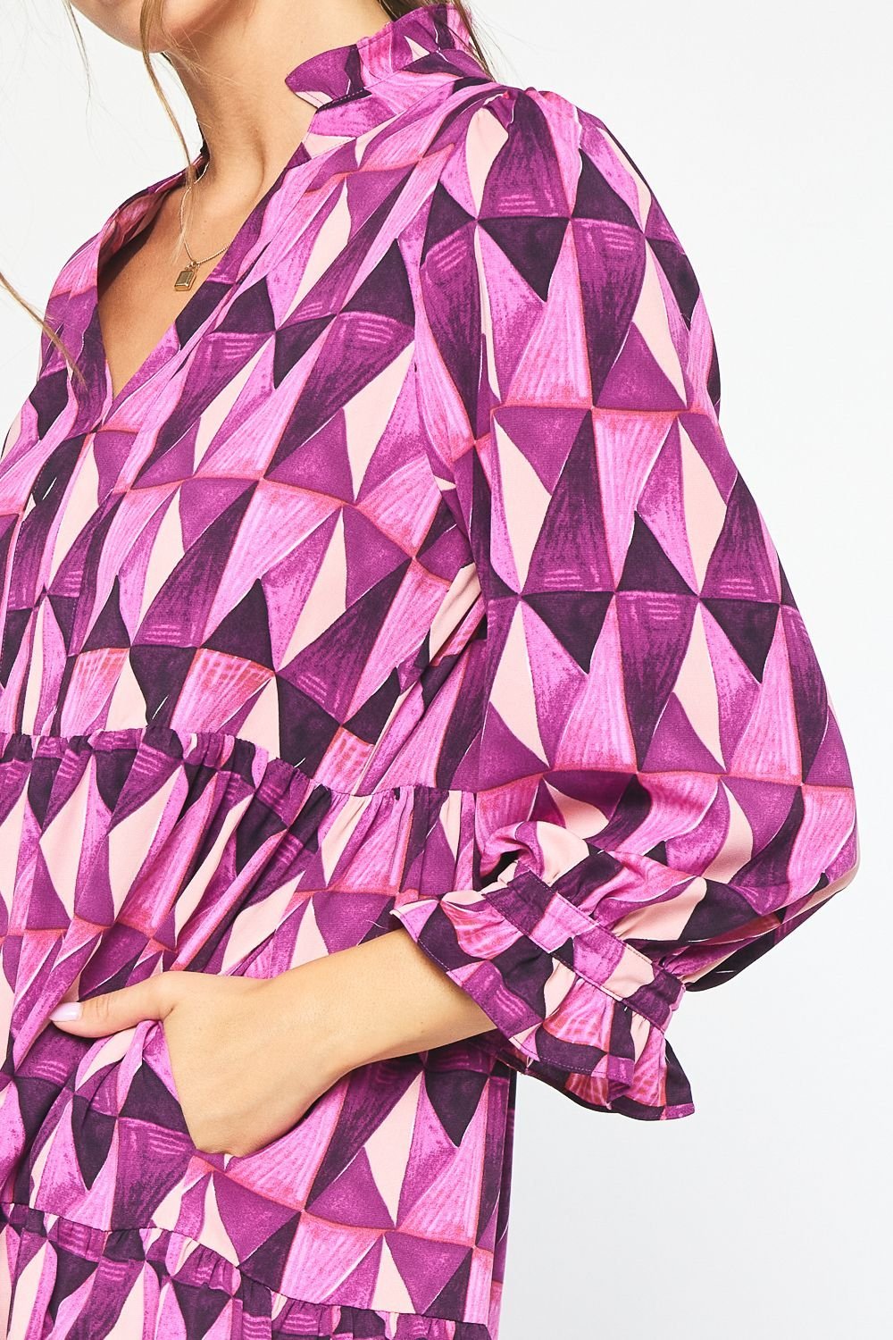 All Over Print Dress - High Call Outfitters