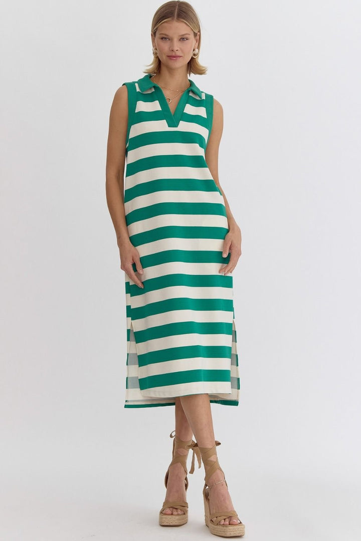 Stripe Knit Dress