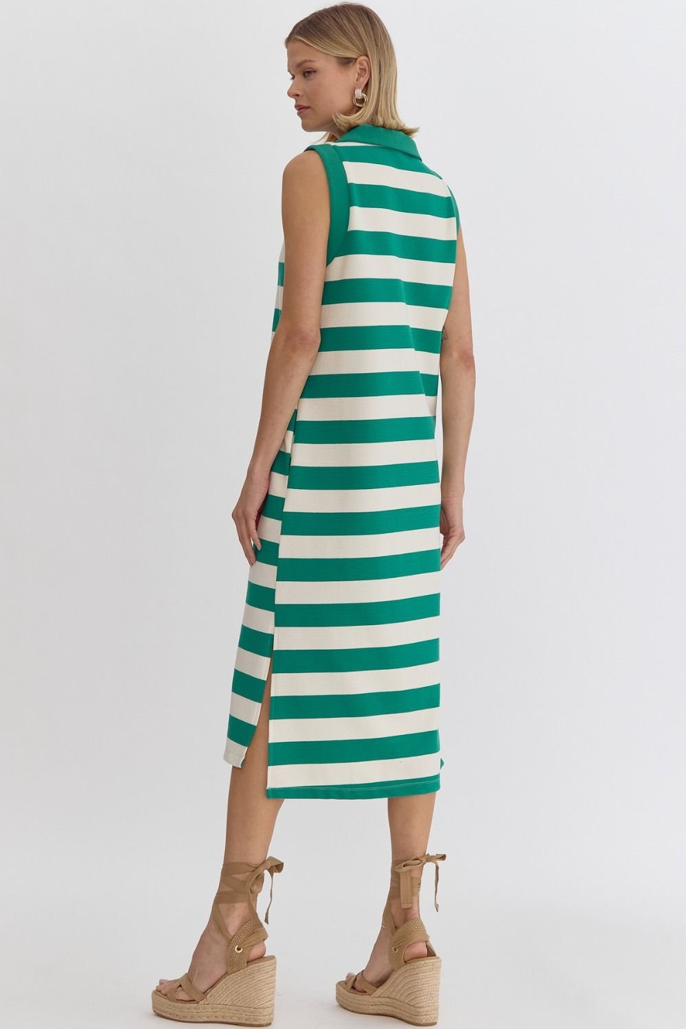 Stripe Knit Dress