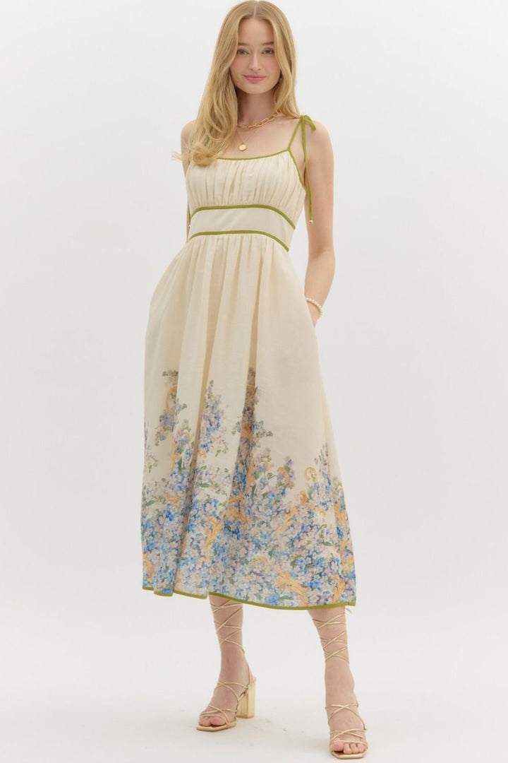 Shoulder Tie Dress