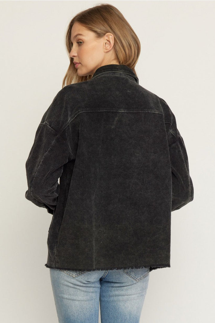 Raw Finish Corduroy Jacket