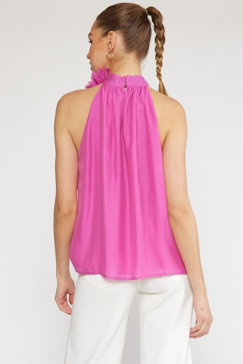 Flower Applique Top - High Call Outfitters