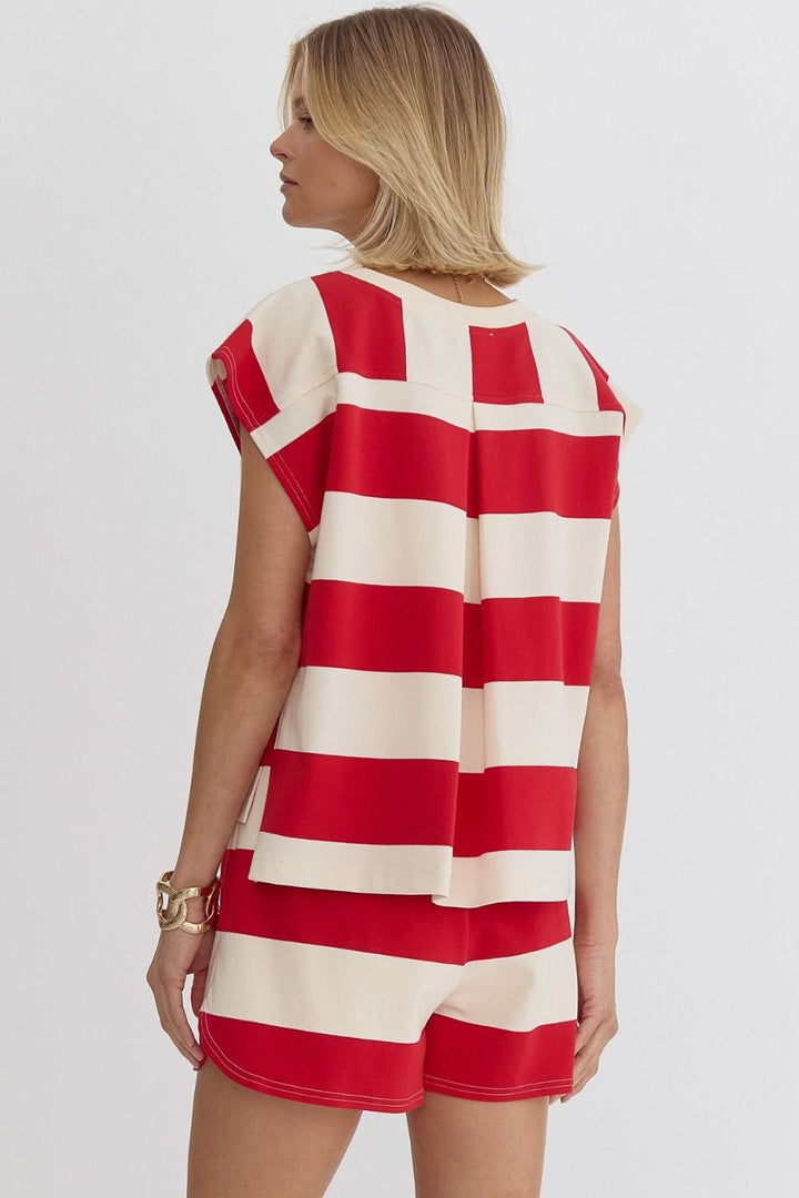 Wide Stripe Top