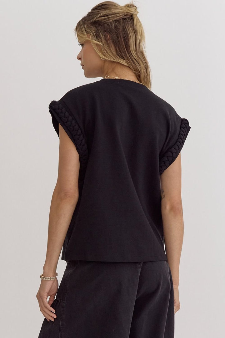 Braided Trim Top