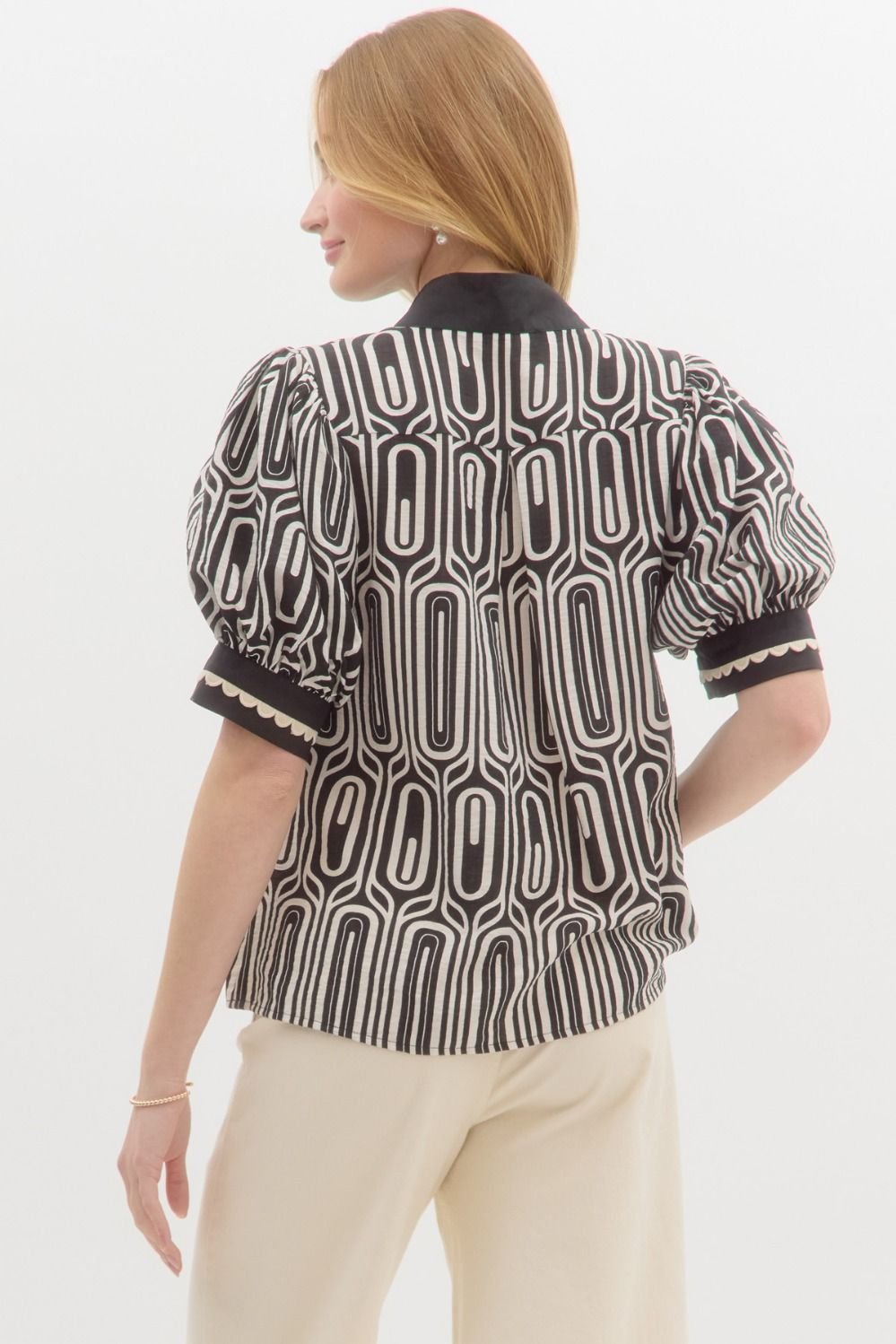 Abstract Print Top