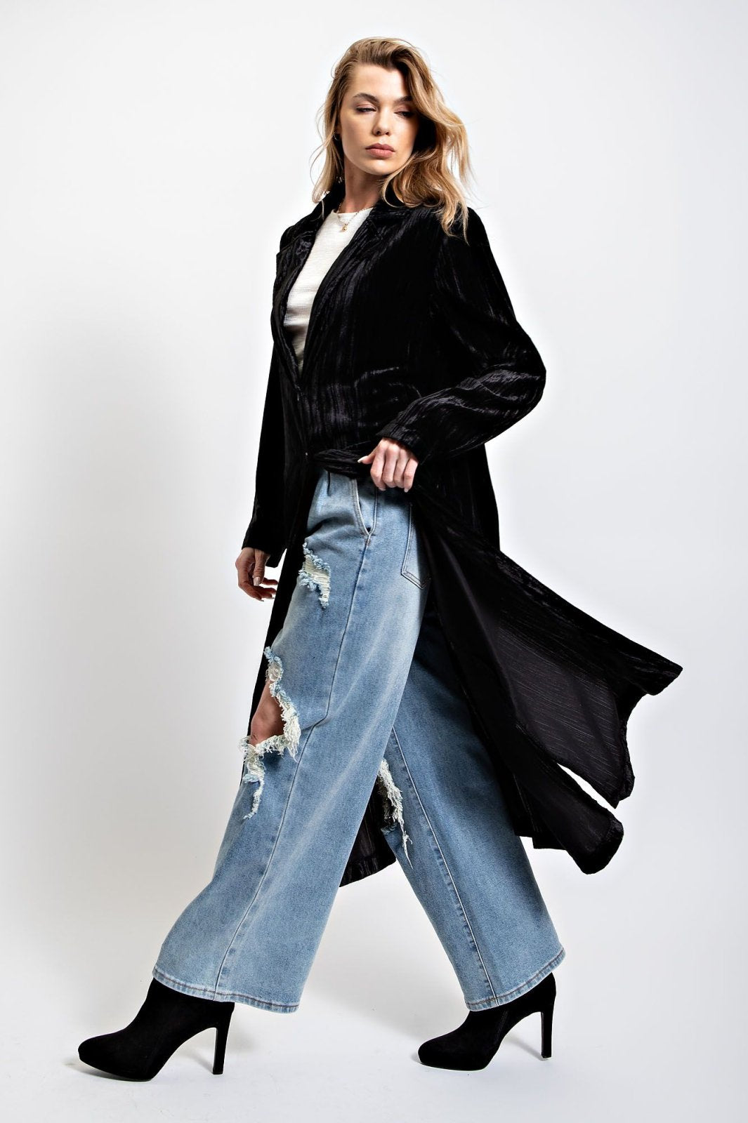 Velvet Maxi Jacket