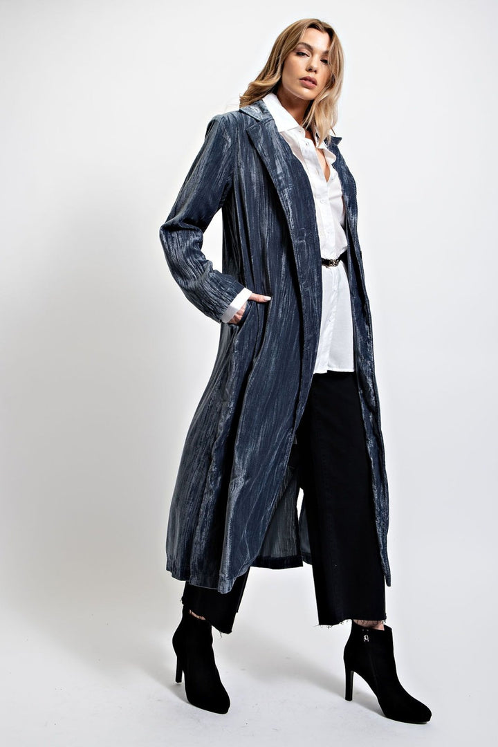 Velvet Maxi Jacket