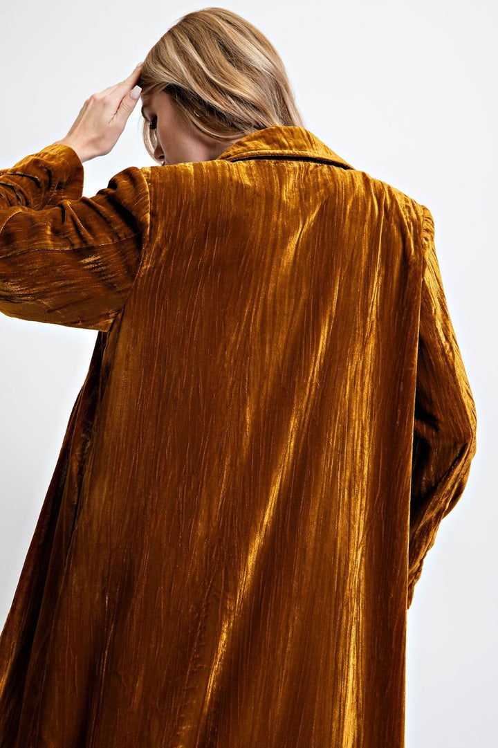 Velvet Maxi Jacket