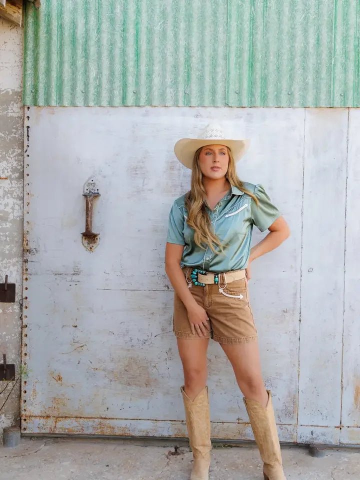 Smiley Pocket Shorts - High Call Outfitters