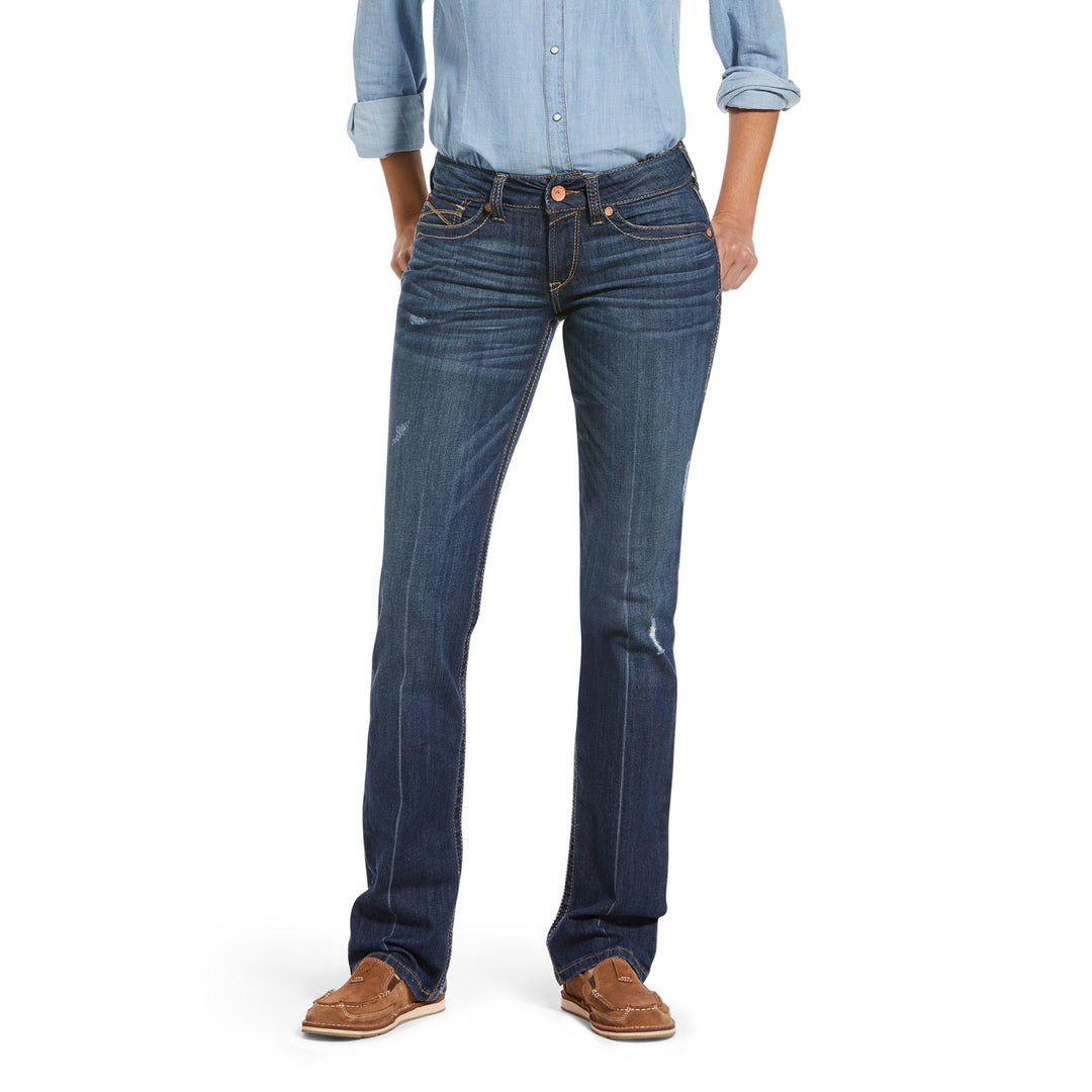 R.E.A.L. Mid Rise Fit Straight Leg Lucy from Ariat