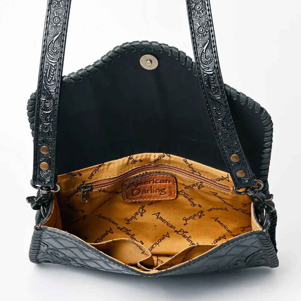 Whip Stitched Tooled Crossbody from American Darling - High Call Outfitters