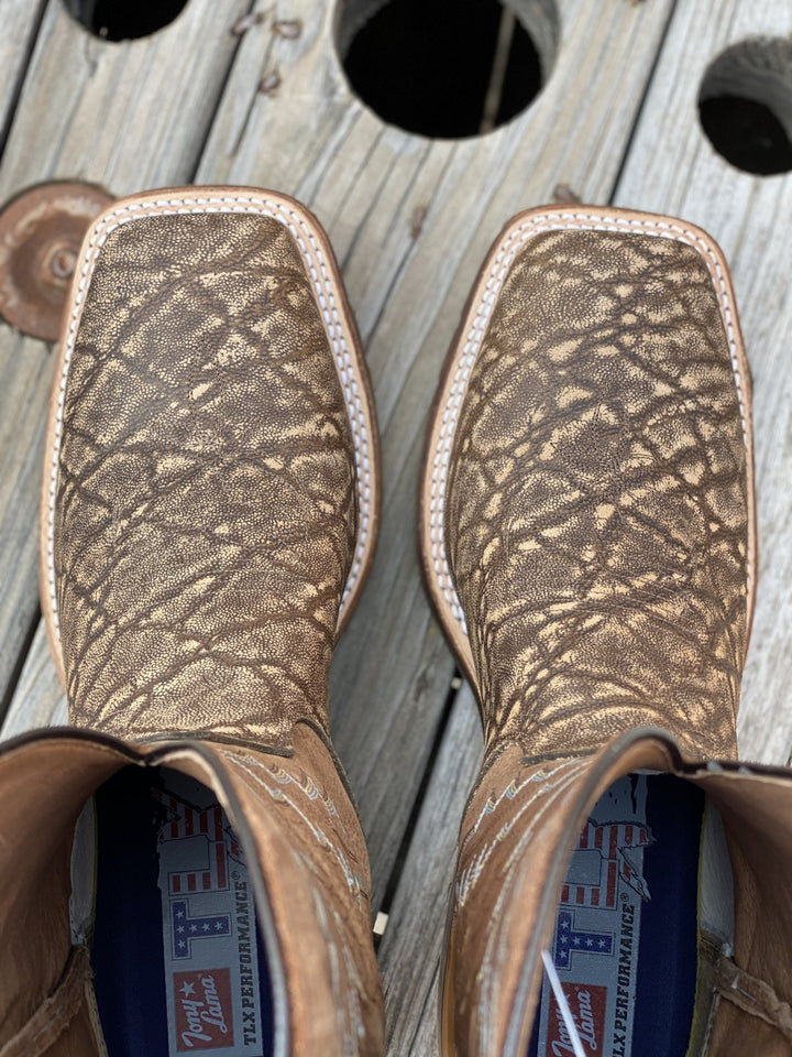 Bowie Taupe Elephant TLX Performance Boot from Tony Lama