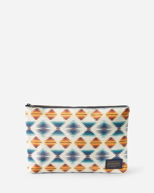 Falcon Cove Sunset Canopy Canvas Big Zip Pouch from Pendleton